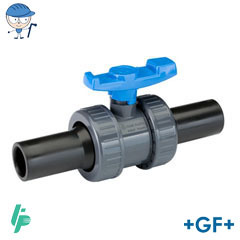 Ball valve with spigots PE100 SDR11 PVC-U