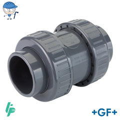 Check valve With solvent cement sockets PVC-U