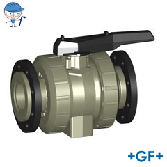 Ball valve type 546 With backing flanges PP-H