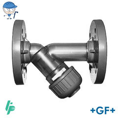 Line strainer type 305 PVC-U with fixed flanges