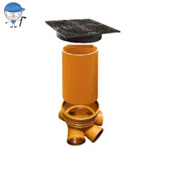 Sewerage manhole 315/160 - 3 in / 1 out Cast Iron Lid A15