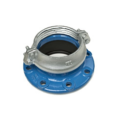 Flage adaptor for PE/PVC pipes